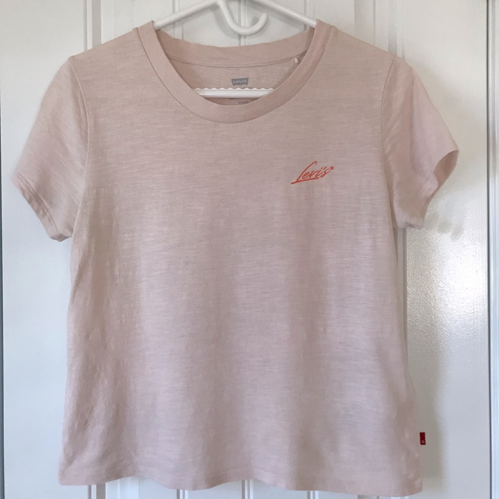 Levi's Crewneck Pink T-Shirt Size Small